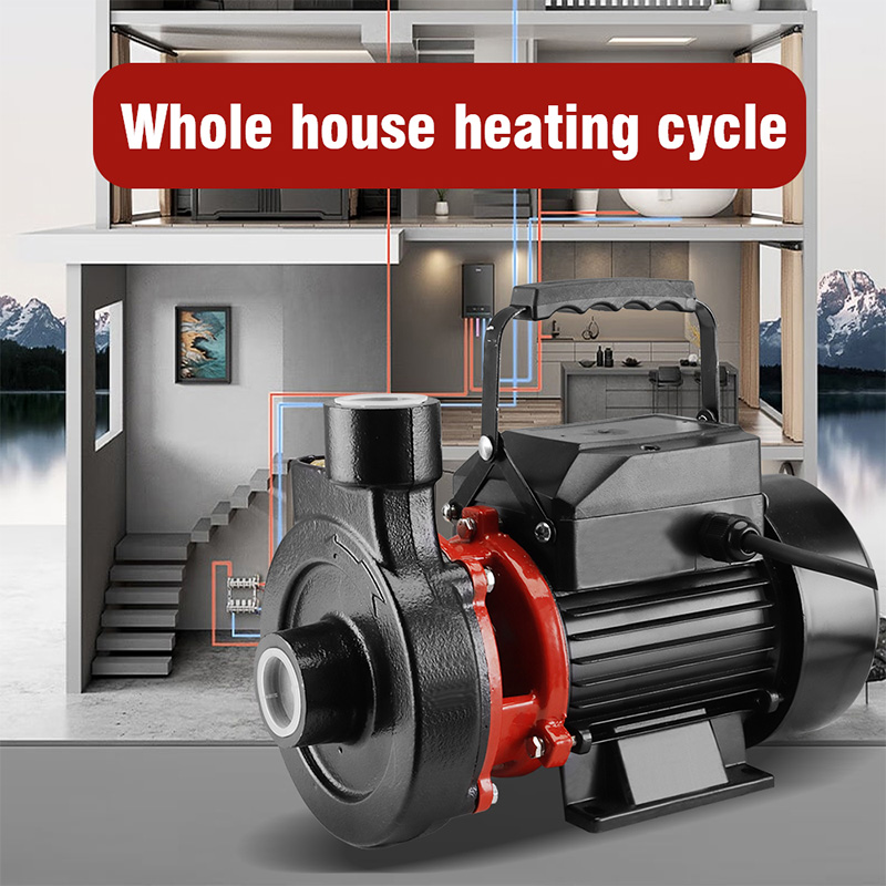 How does a high-pressure centrifugal water pump perform in terms of self-priming height and time?