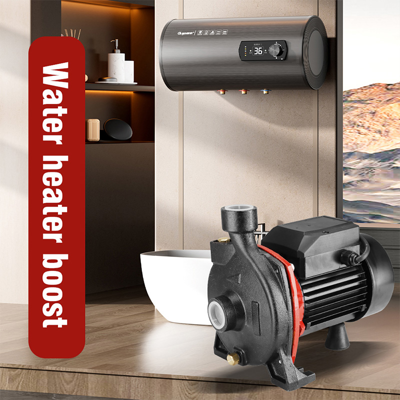 What factors significantly affect the efficiency curve of a CPM centrifugal water pump?